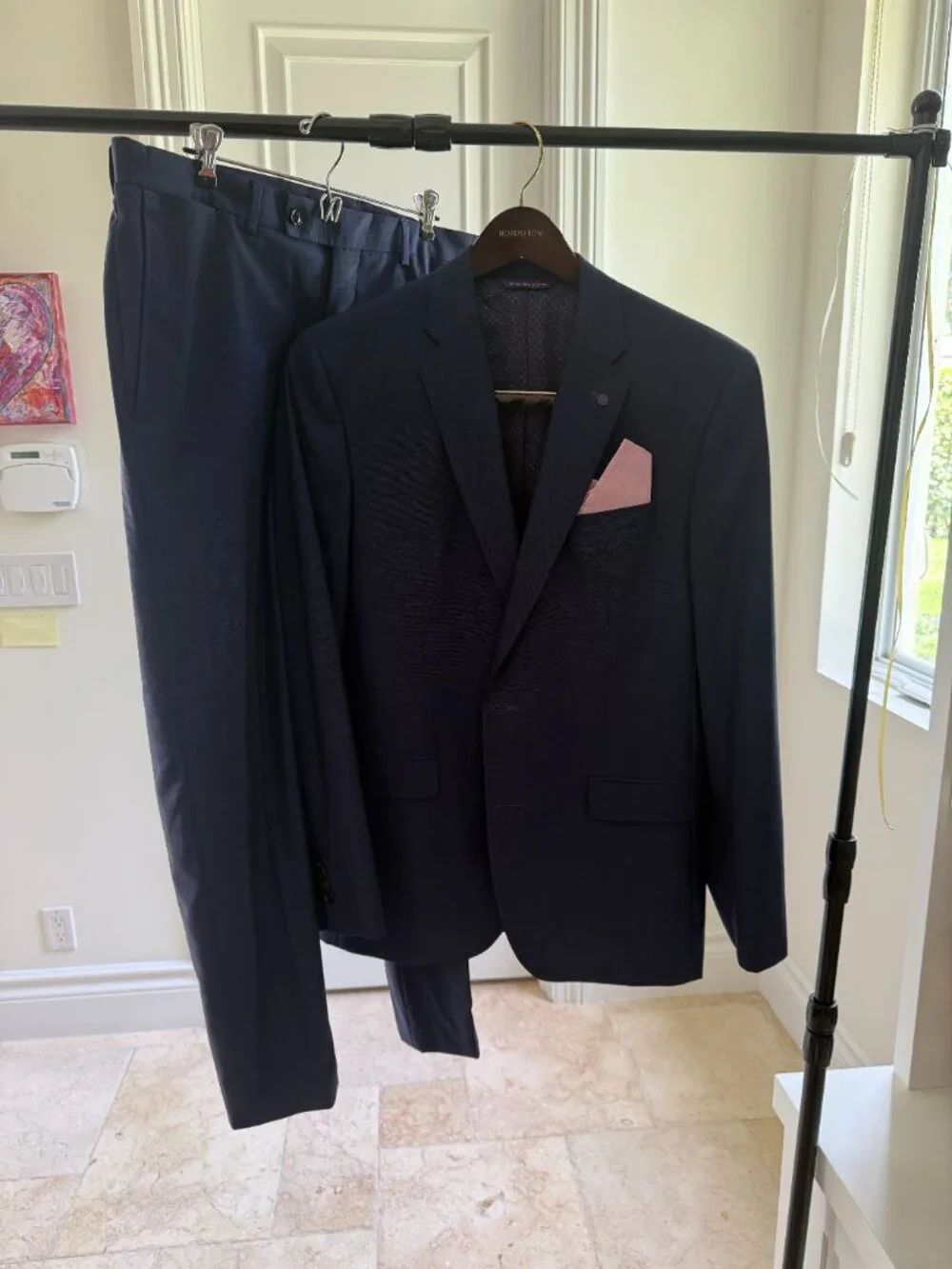 Suit: Ted Baker London, Jay CT Endurance, Navy Blue, 100% Wool